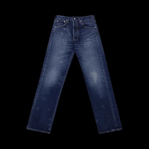 Visvim Social Social Sculpture 01 Damaged-30 Denim 'Indigo'