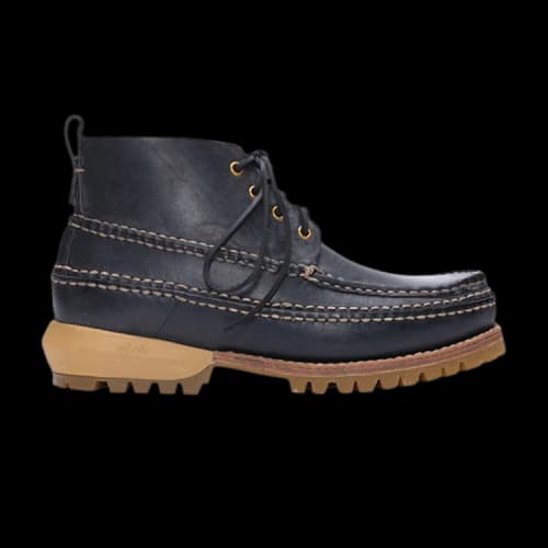 Visvim Kanawa Moc Mid-Folk 'Black'