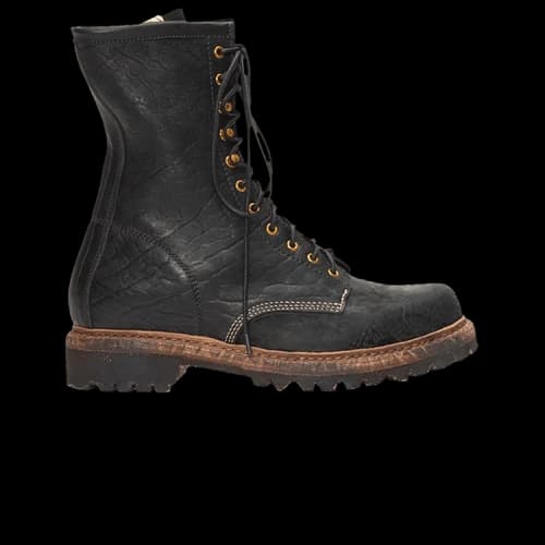 Visvim Scout Plain Toe HI-Folk Boot 'Black'