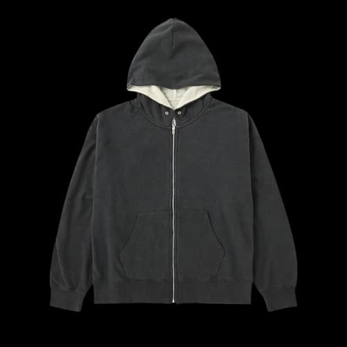 Visvim Jumbo SB Dual Hoodie F.Z. DMGD 'Black'