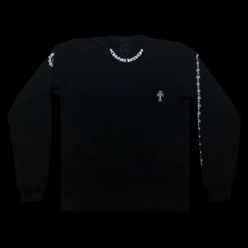 Chrome Hearts Neck Logo Long-Sleeve 'Black'