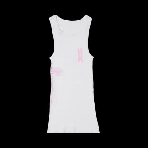 Chrome Hearts T Bar Rib Tank 'White'