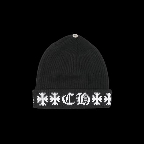 Chrome Hearts Big Daddy Cashmere Beanie 'Black'