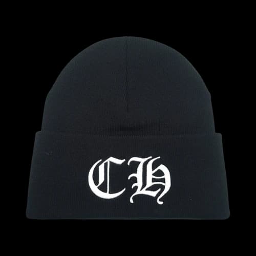 Chrome Hearts Embroidered CH Logo Beanie 'Black'