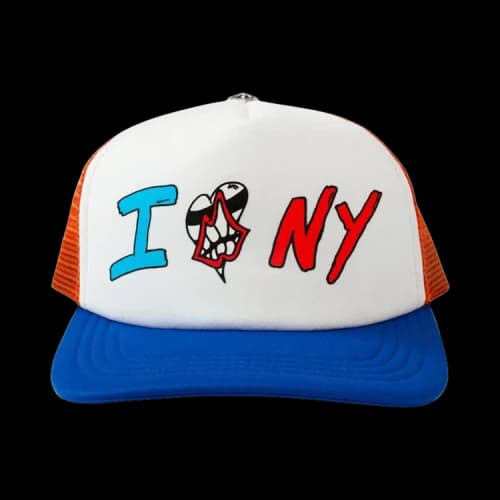 Chrome Hearts Matty Boy Sex Records I Love NY Trucker Hat 'Red/White/Blue'