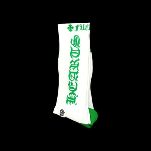 Chrome Hearts Logo Socks 'White'