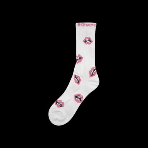 Chrome Hearts x Matty Boy Chomper Socks 'White'