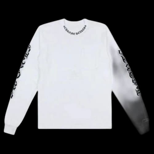 Chrome Hearts Neck Logo Long-Sleeve T-Shirt 'White'