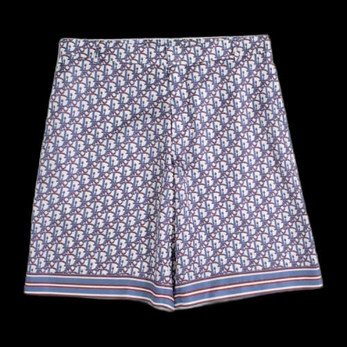 Dior Twill Shorts 'Pewter'