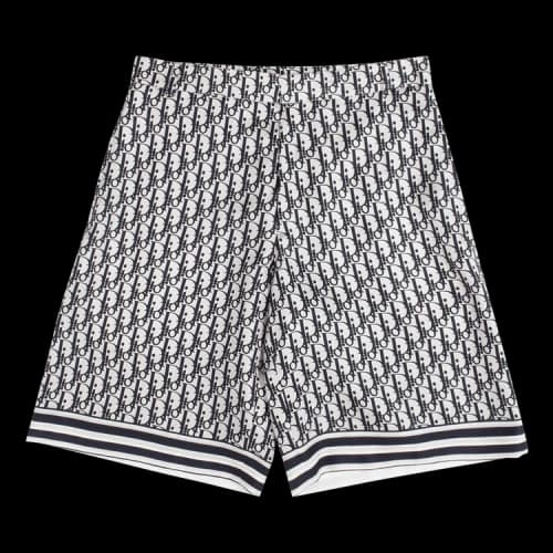 Dior Oblique Bermuda Shorts White