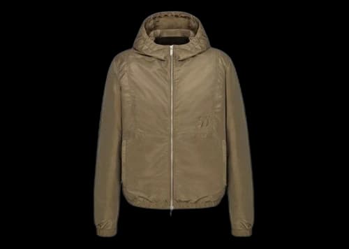 Dior x Kenny Scharf Embroidered Logo Hooded Jacket Green