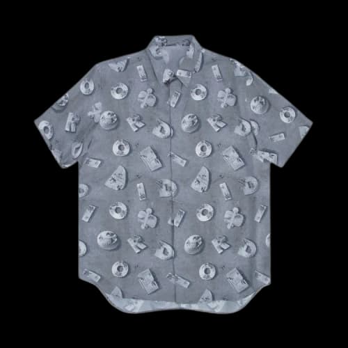 Dior Arsham Short-Sleeve Lunar Relic Shirt 'Grey'