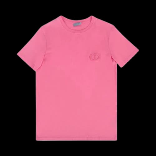 Dior CD Embroidered T-Shirt Core Collection 'Pink'