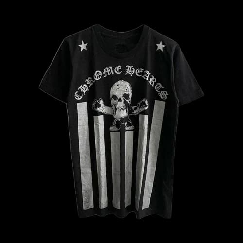 Chrome Hearts Foti Jumbo Star Skull Logo Tee 'Black'