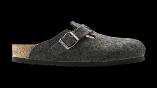 Birkenstock Boston Wool Felt Anthracite