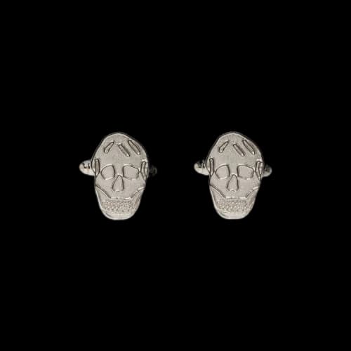 Alexander McQueen Skull Cufflinks 'Silver'