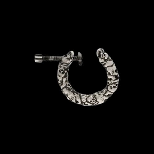 Alexander McQueen Skull Single Earring 'Silver'