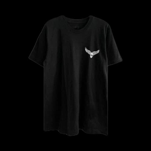 Chrome Hearts Foti Horseshoe Skull Angel Tee 'Black'