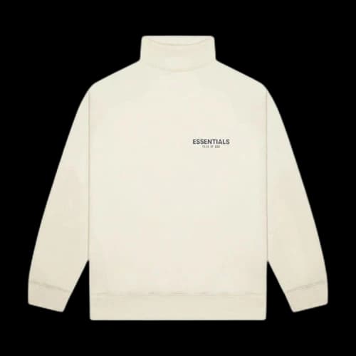 Fear of God Essentials Mock Neck Sweatshirt 'Cream'