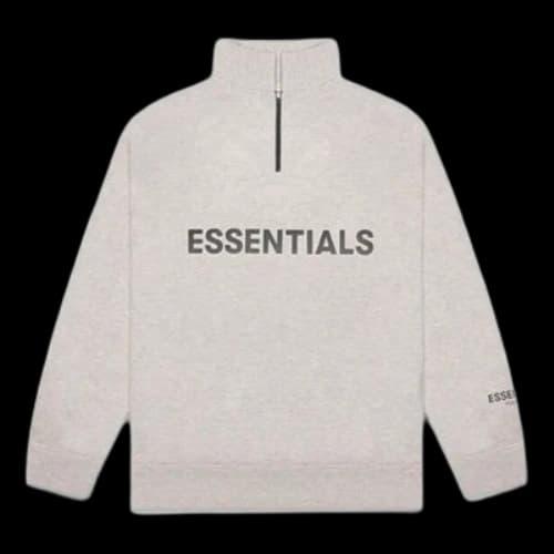 Fear of God Essentials FW20 Half Zip Pullover 'Oatmeal'