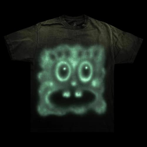 Cactus Jack by Travis Scott x Spongebob Krabby Patty Tee 'Black'