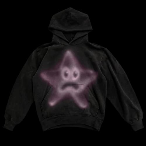 Cactus Jack by Travis Scott x Spongebob Patrick Star Hoodie 'Black'