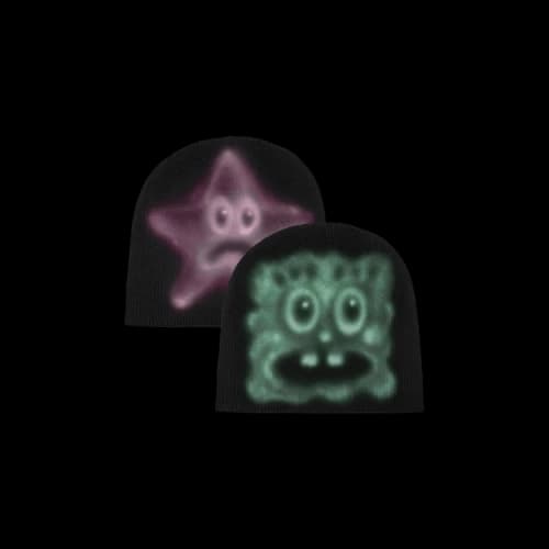Cactus Jack by Travis Scott x Spongebob Bikini Bottom Beanie 'Black'