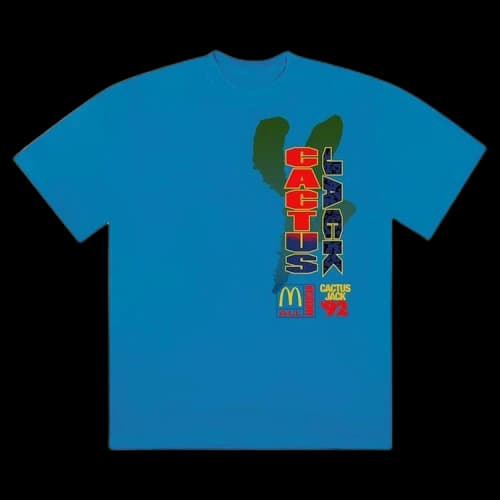 Cactus Jack by Travis Scott x McDonald's All American '92 II T-Shirt 'Blue'