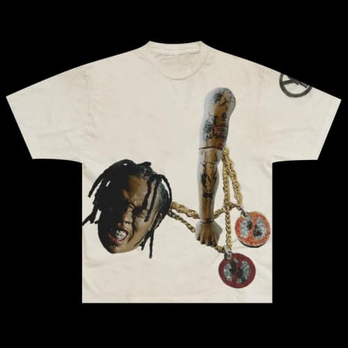 Cactus Jack by Travis Scott Rodeo 10 Years Chain Tee 'White'