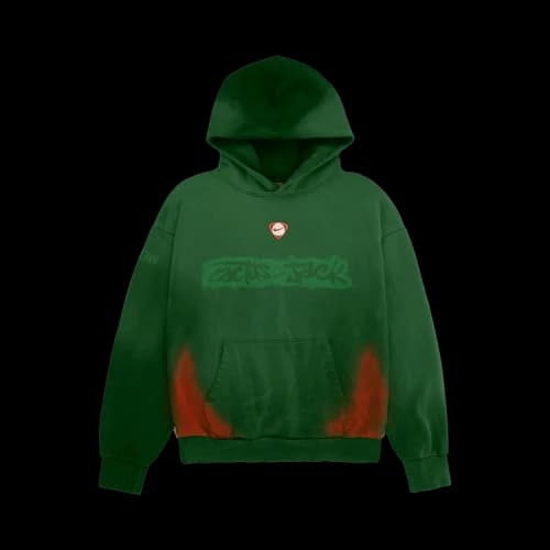 Cactus Jack by Travis Scott x Nike Mexico Total 90 Hoodie 'Green'