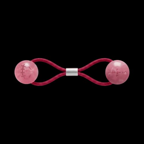 Cactus Jack by Travis Scott Smiley Elastic Hair Tie 'Red'