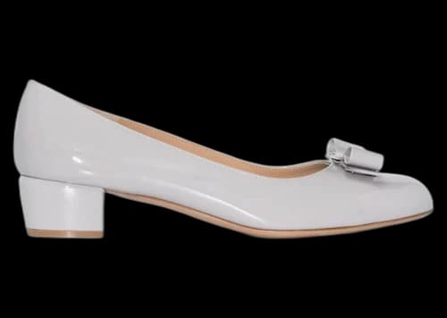 Ferragamo Vara 30mm Ballet Pumps Gray (Women's)