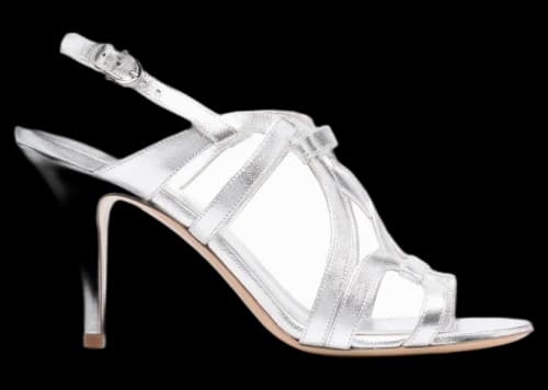 Ferragamo Gal 85mm Strappy Sandals Gray (Women's)