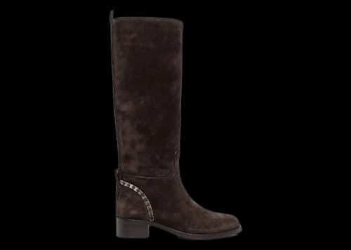 Ferragamo Tawnie Below-The-Knee Boots Brown (Women's)