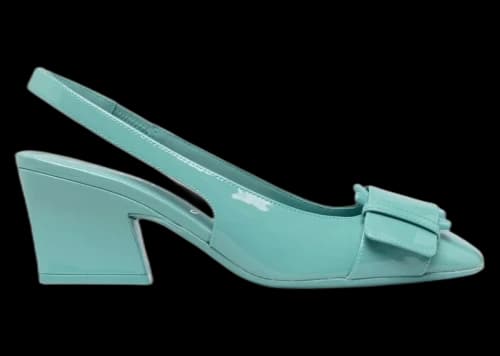 Ferragamo Slingback Buckle Pumps Blue (Women's)