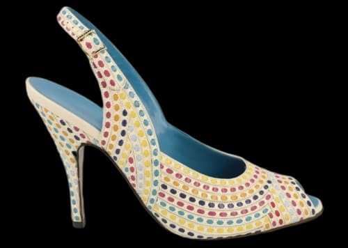 Ferragamo Margareth Archive Limited Edition Slingback Heels Bone (Women's)