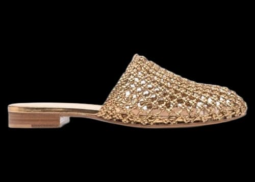 Ferragamo Ellas Knotted Leather Mules Green (Women's)
