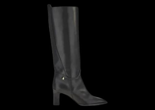 Ferragamo Torris Heeled Knee-Length Boots Black (Women's)