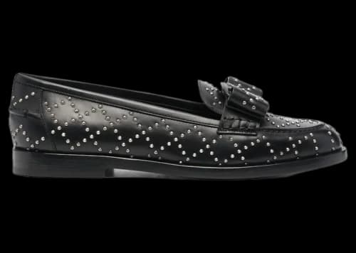 Ferragamo Viva Studded Loafers Black (Women's)