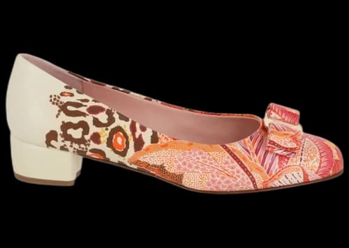 Ferragamo Vara Print Pumps Multi (Women's)