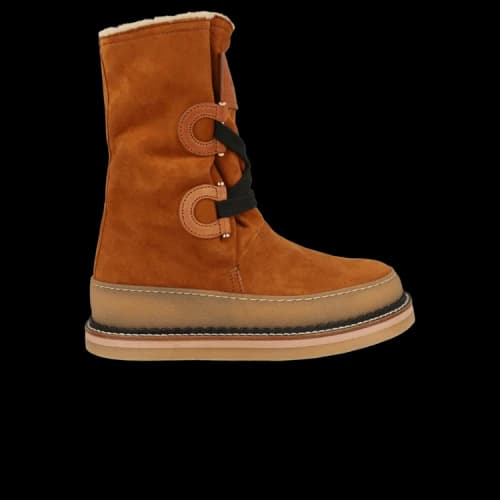 Ferragamo Celeno Slouchy Suede Boot 'Beige Brown' (Women's)
