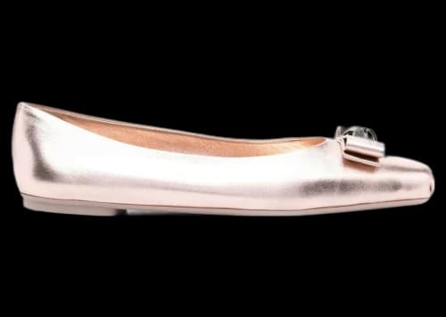 Ferragamo 10mm Pina Bow-Detail Ballerinas Pink (Women's)