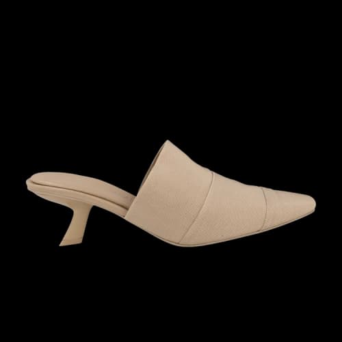 Ferragamo Algedi 55 Leather Mules Bone (Women's)