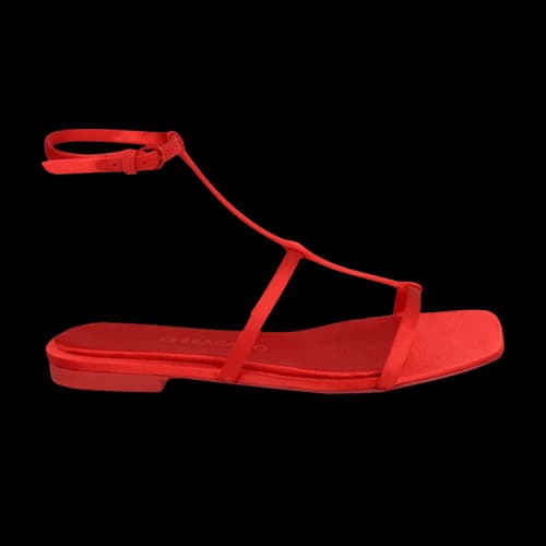Ferragamo Aglalia Satin Sandal 'Red' (Women's)
