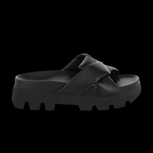 Ferragamo Air Lug Leatherandals Black (Women's)
