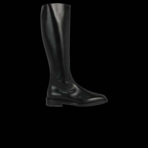 Ferragamo Flu Leather Zip-Up Boot 'Black' (Women's)