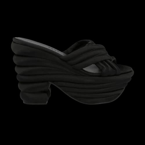 Ferragamo Rey Platform Sandal 'Black' (Women's)