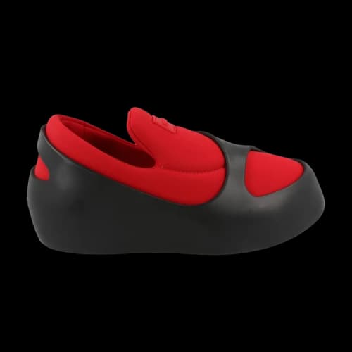 Ferragamo Lunar Paneled Slip-On Sneakers Red (Women's)