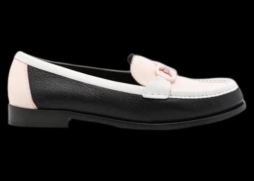 Ferragamo Gancini Leather Moccasin Loafers Black (Women's)