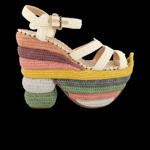 Ferragamo Rainbow Future Platform Sandal 'Multi-Color' (Women's)